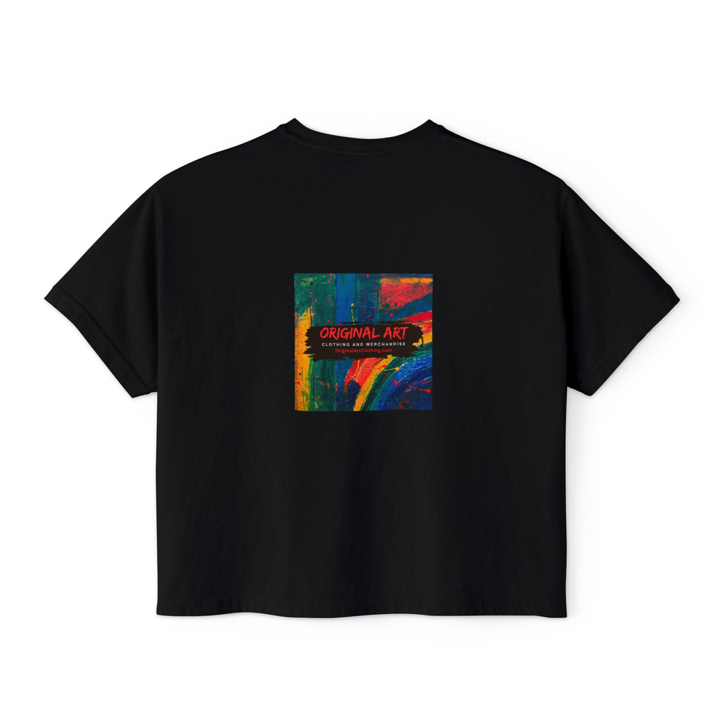 Game On! Level Up Women's Boxy Gaming Graphic Shirt