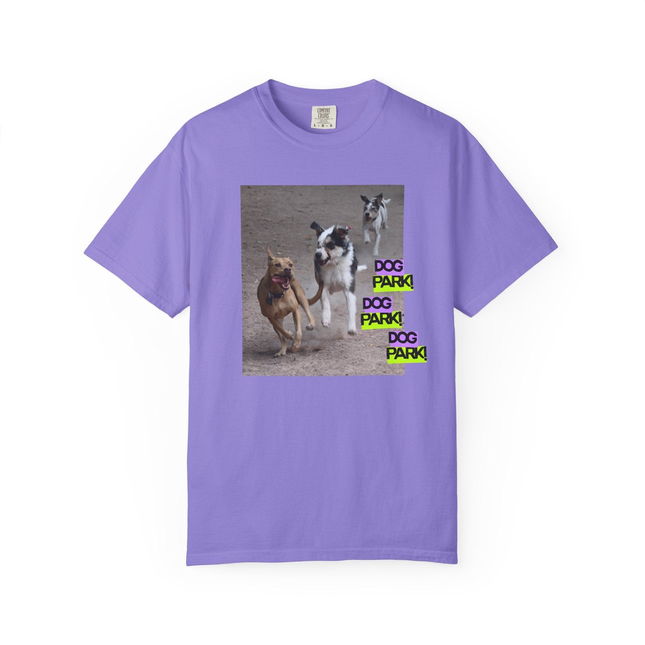 Dog Park Graphic Tee | Fun Pet Lover Shirt, Casual Dog Parent Apparel, Unique Gift for Dog Owners, Animal Lover Fashion