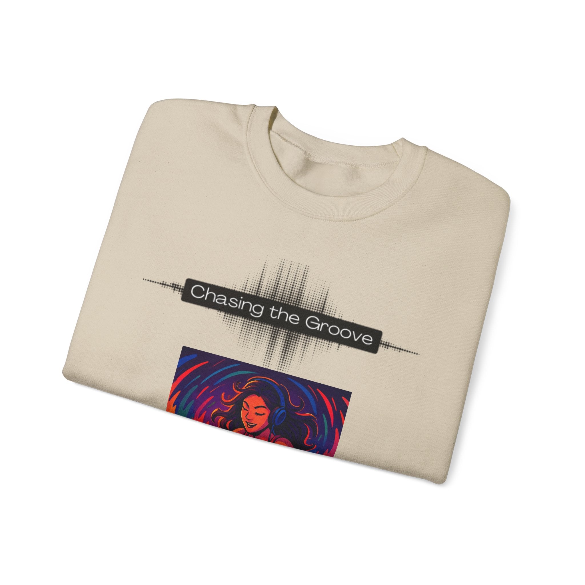 “Chasing the Groove” Soundwave Music Pullover--Crewneck Sweatshirt