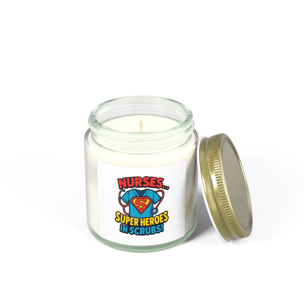 Nurse Superheroes Candle — Coconut Apricot Scent (4oz & 9oz)