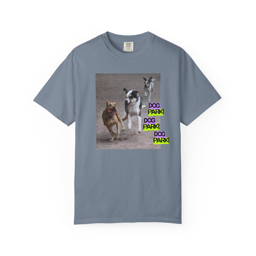 Dog Park Graphic Tee | Fun Pet Lover Shirt, Casual Dog Parent Apparel, Unique Gift for Dog Owners, Animal Lover Fashion