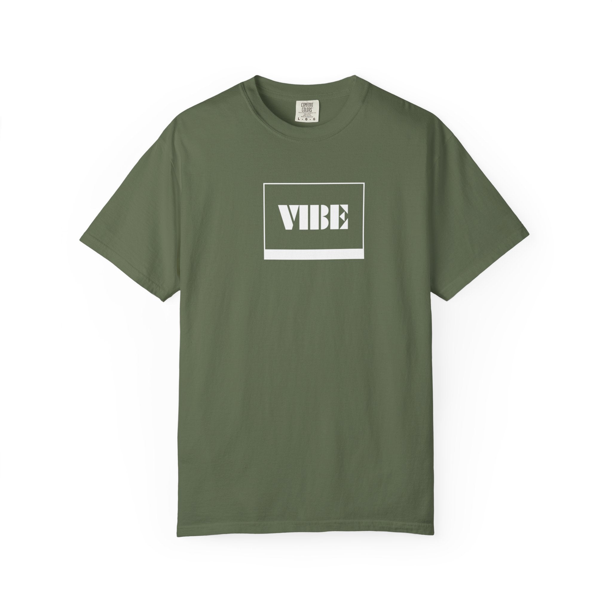 Vibe Unisex Garment-Dyed T-shirt | Casual Wear, Summer Fashion, Gift for Friends, Positive Vibes, Unique Streetwear
