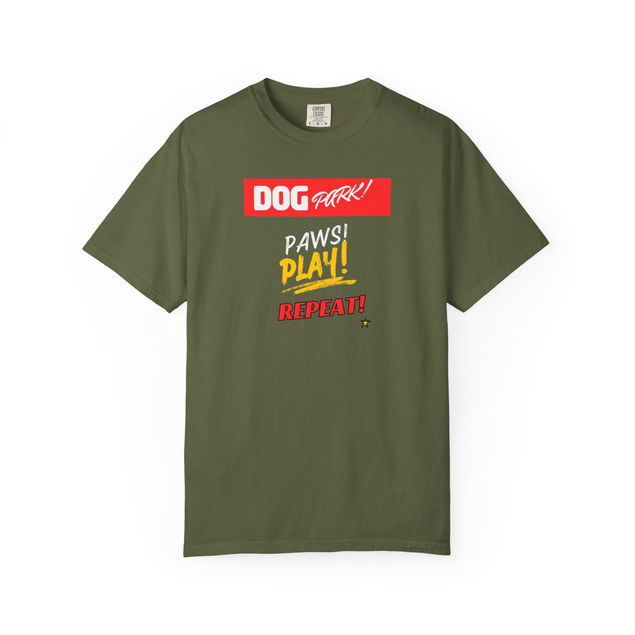 Dog Park Unisex Garment-Dyed T-shirt