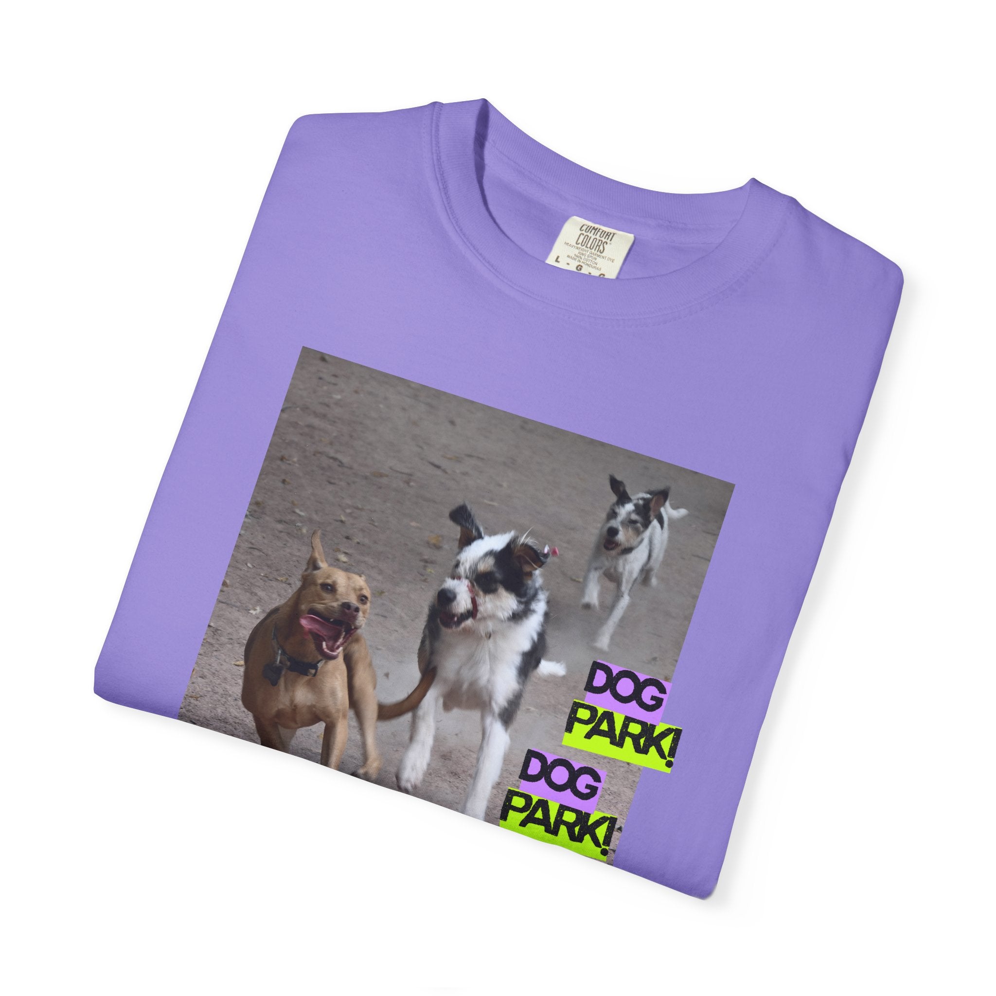 Dog Park Graphic Tee | Fun Pet Lover Shirt, Casual Dog Parent Apparel, Unique Gift for Dog Owners, Animal Lover Fashion