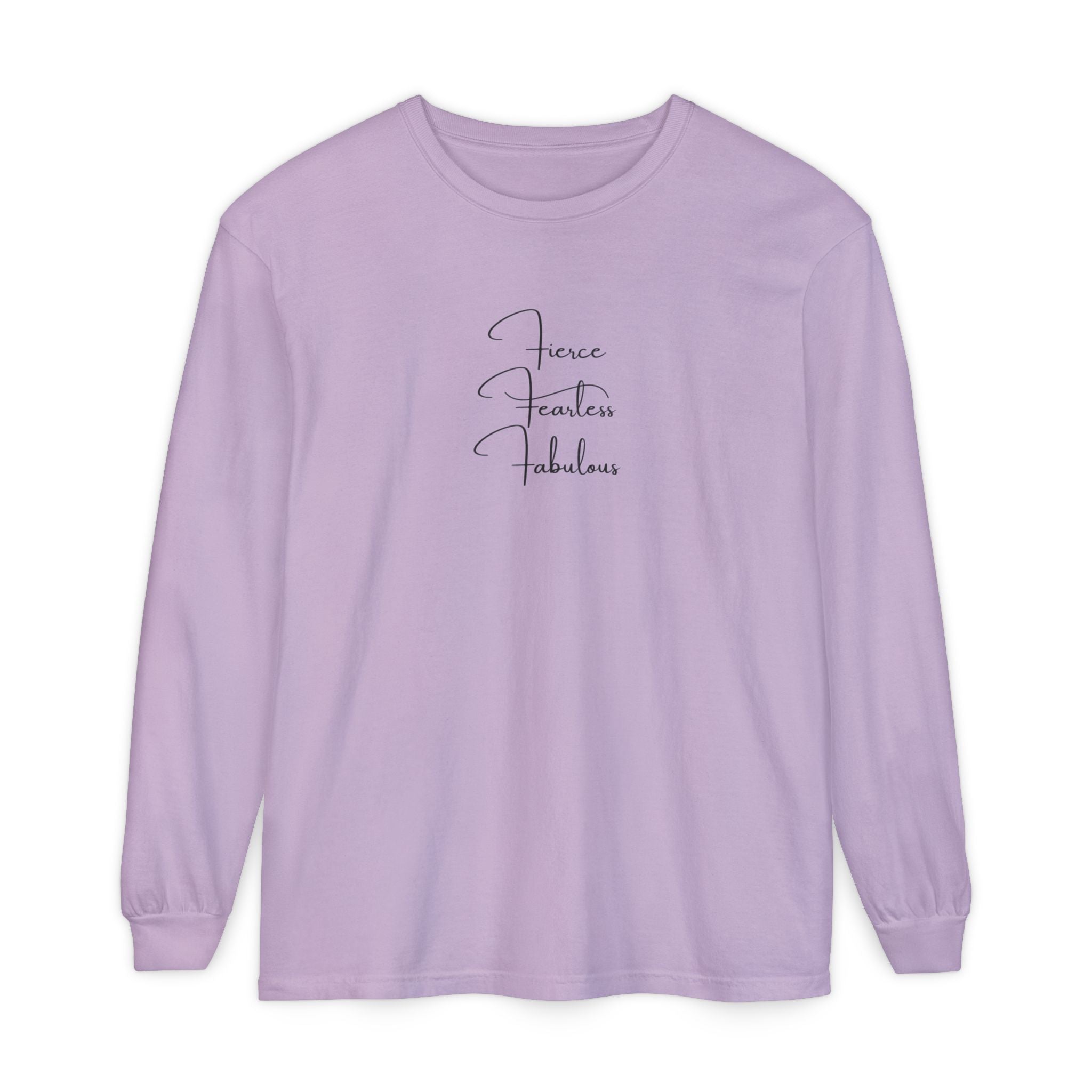 'Fierce Fearless Fabulous' Long Sleeve Tee
