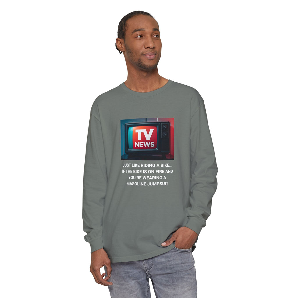 TV News Humor Long Sleeve T-Shirt
