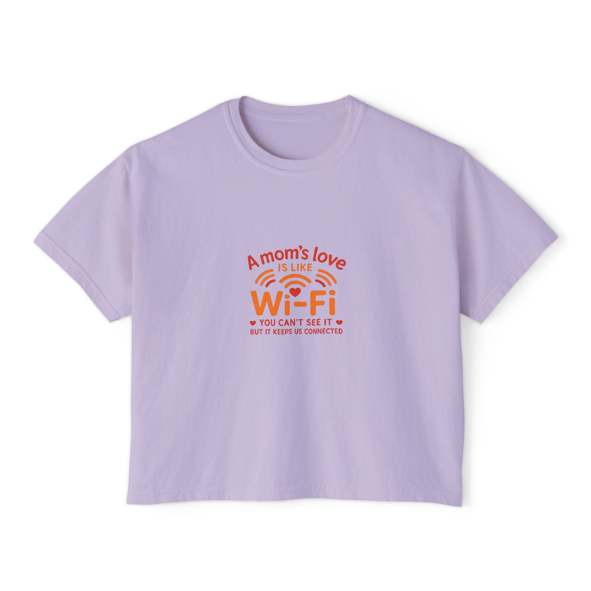 Mom's Love Wi-Fi Boxy Tee
