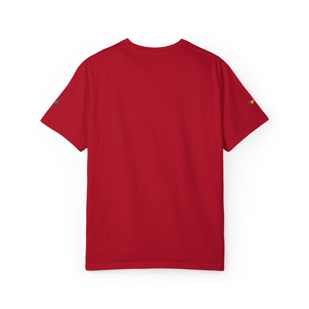 "Fancy" Colorful Logo T-Shirt — Small Chest & Sleeve Graphic
