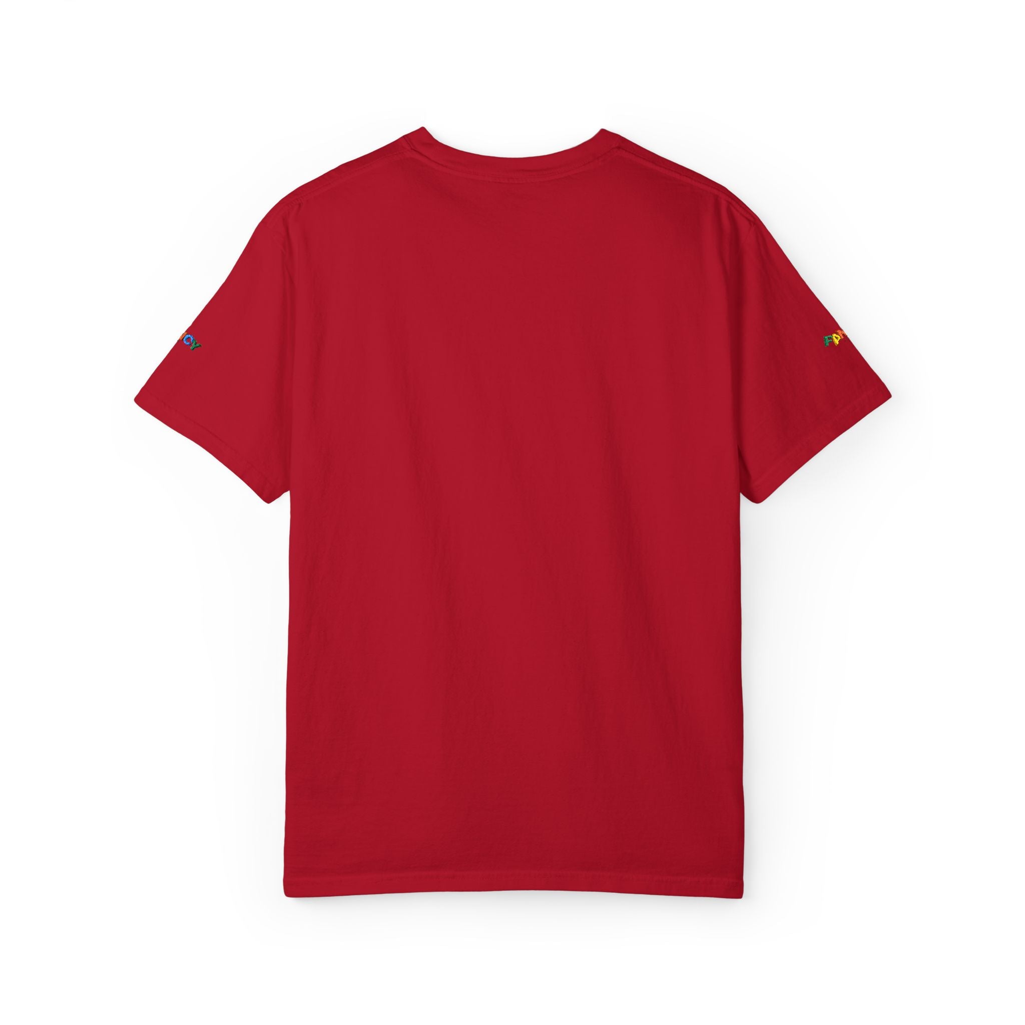 "Fancy" Colorful Logo T-Shirt — Small Chest & Sleeve Graphic