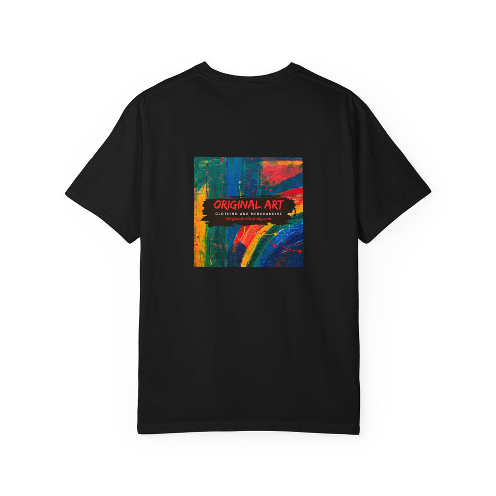 FIYA Flame Graphic T‑Shirt — Retro Fire Lettering Tee (Original Art)