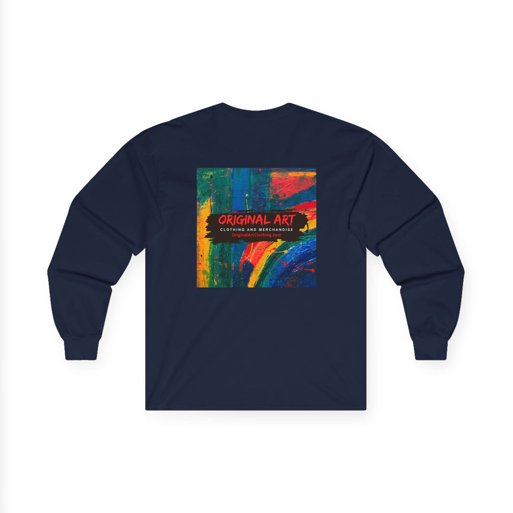 “Deep Thought: My Shelter Dog Rescued Me”  Long Sleeve Tee —Shirt