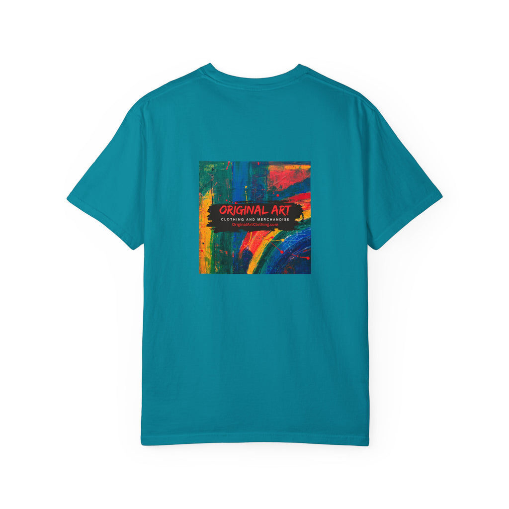 FIYA Flame Graphic T‑Shirt — Retro Fire Lettering Tee (Original Art)