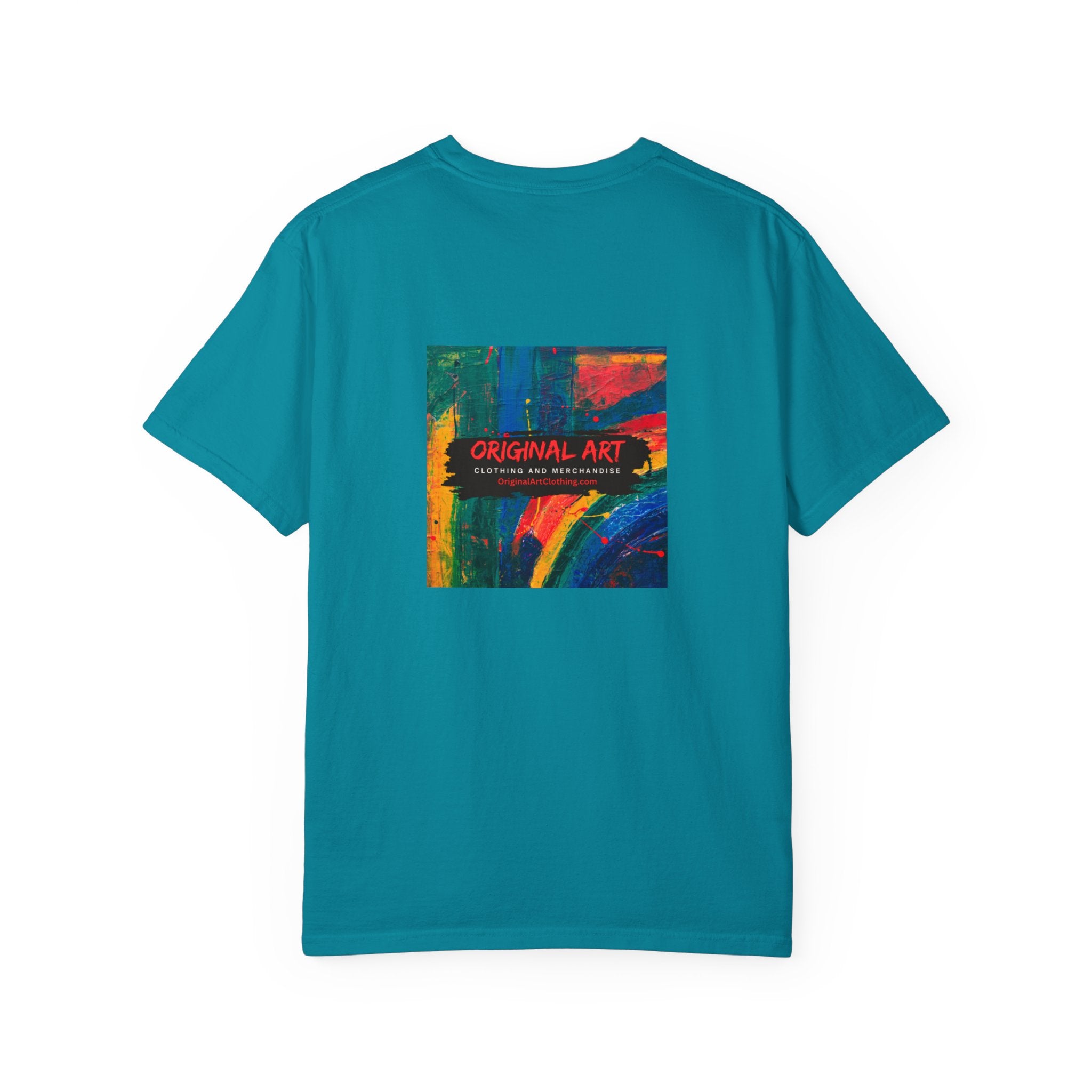 FIYA Flame Graphic T‑Shirt — Retro Fire Lettering Tee (Original Art)