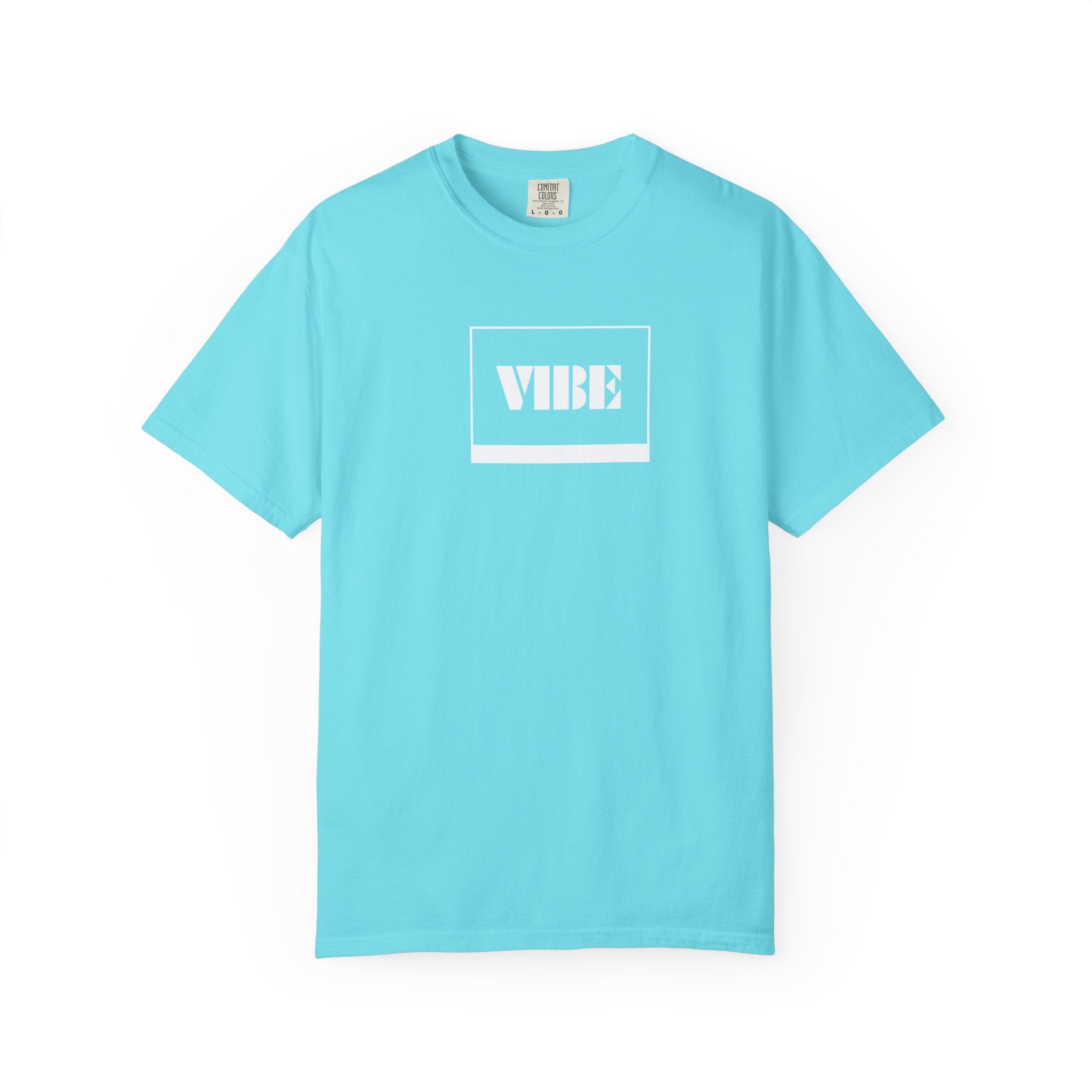 Vibe Unisex Garment-Dyed T-shirt | Casual Wear, Summer Fashion, Gift for Friends, Positive Vibes, Unique Streetwear