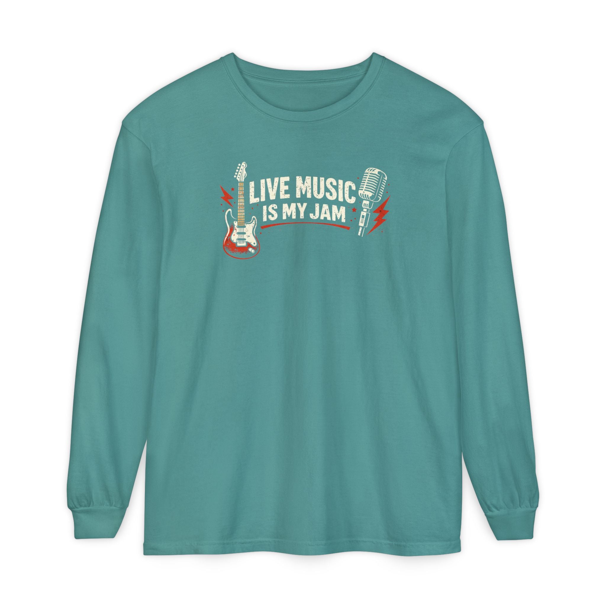 Live Music Is My Jam Long Sleeve Tee