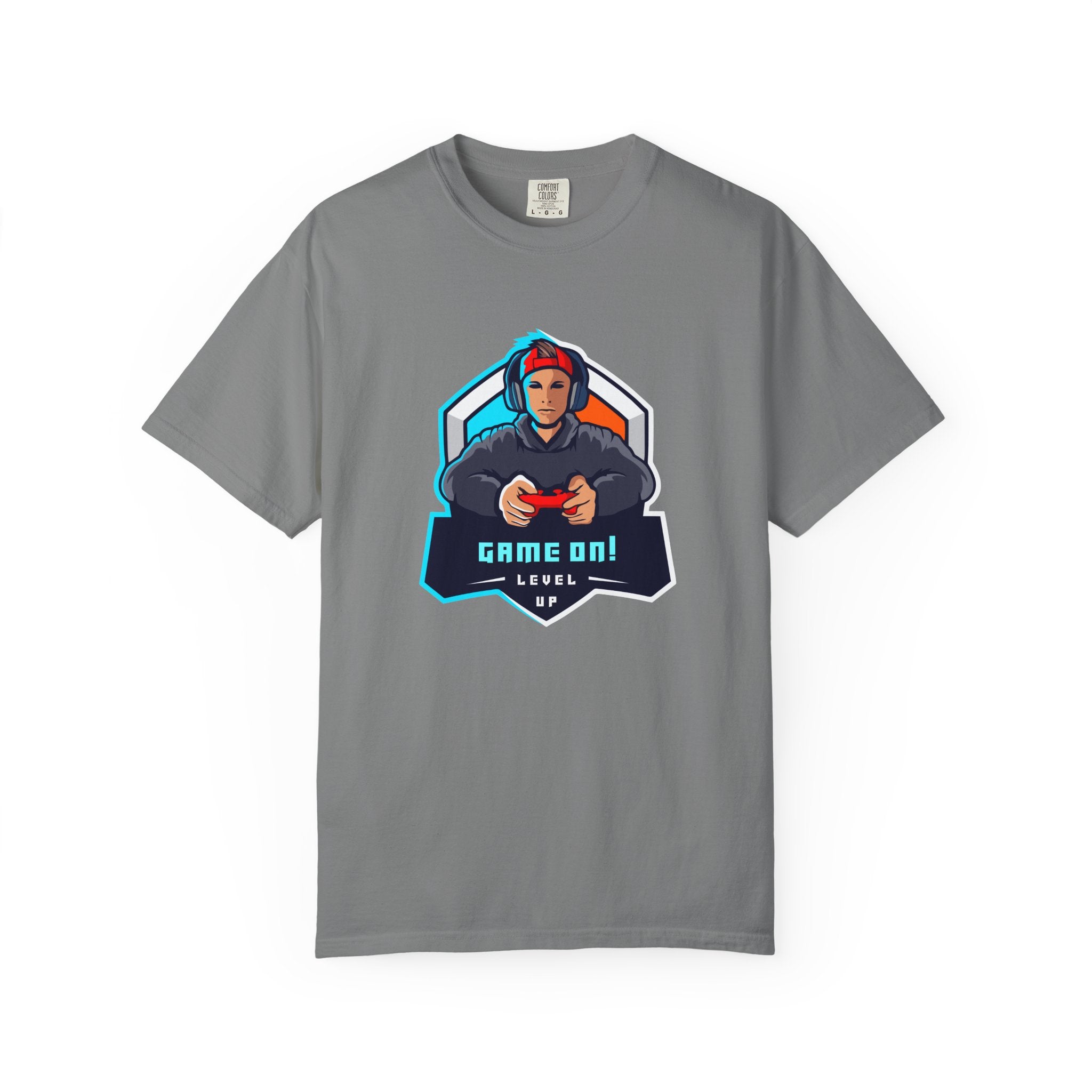 "Game On! Level Up" Graphic Tee Shirt