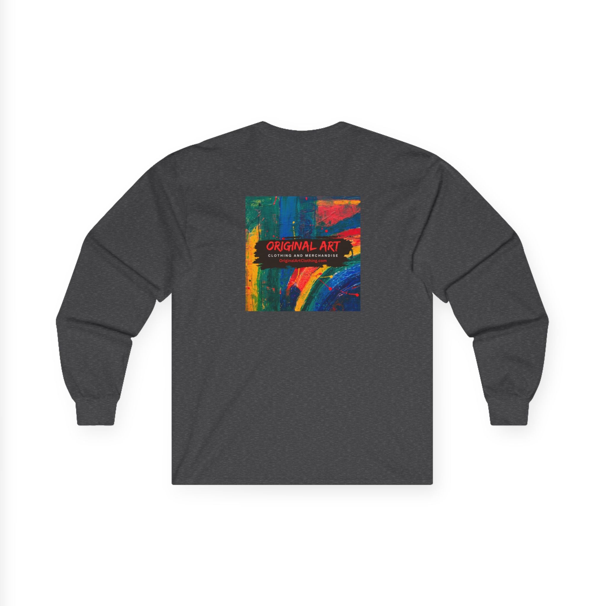 Inspirational Long Sleeve Tee for Passionate Souls | Motivational Shirt, Fire Design, Gift for Creatives, Casual Everyday Wear