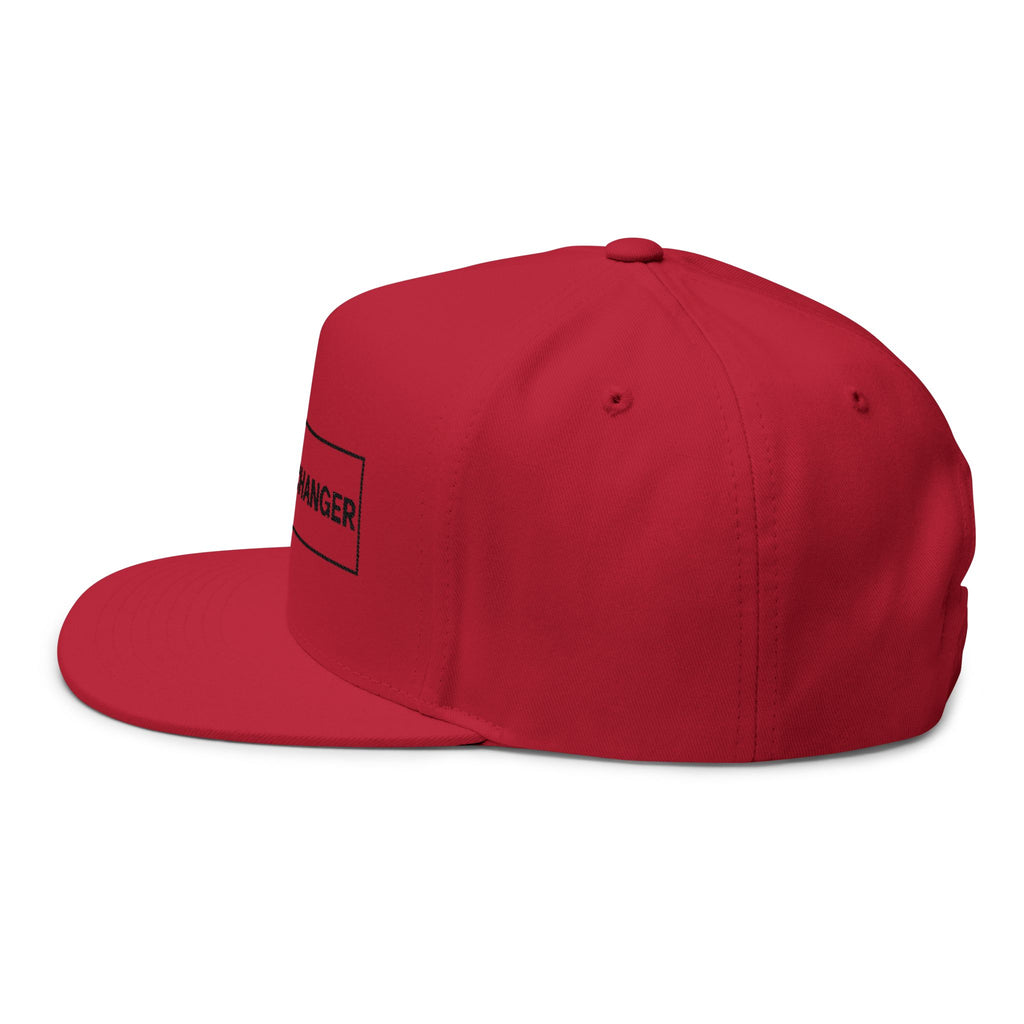 Game Changer Flat Bill Cap - Stylish Embroidered Baseball Hat