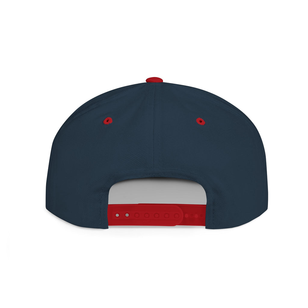 Snapback Hat — "Live Music Is My Jam" Graphic Flat Bill Cap