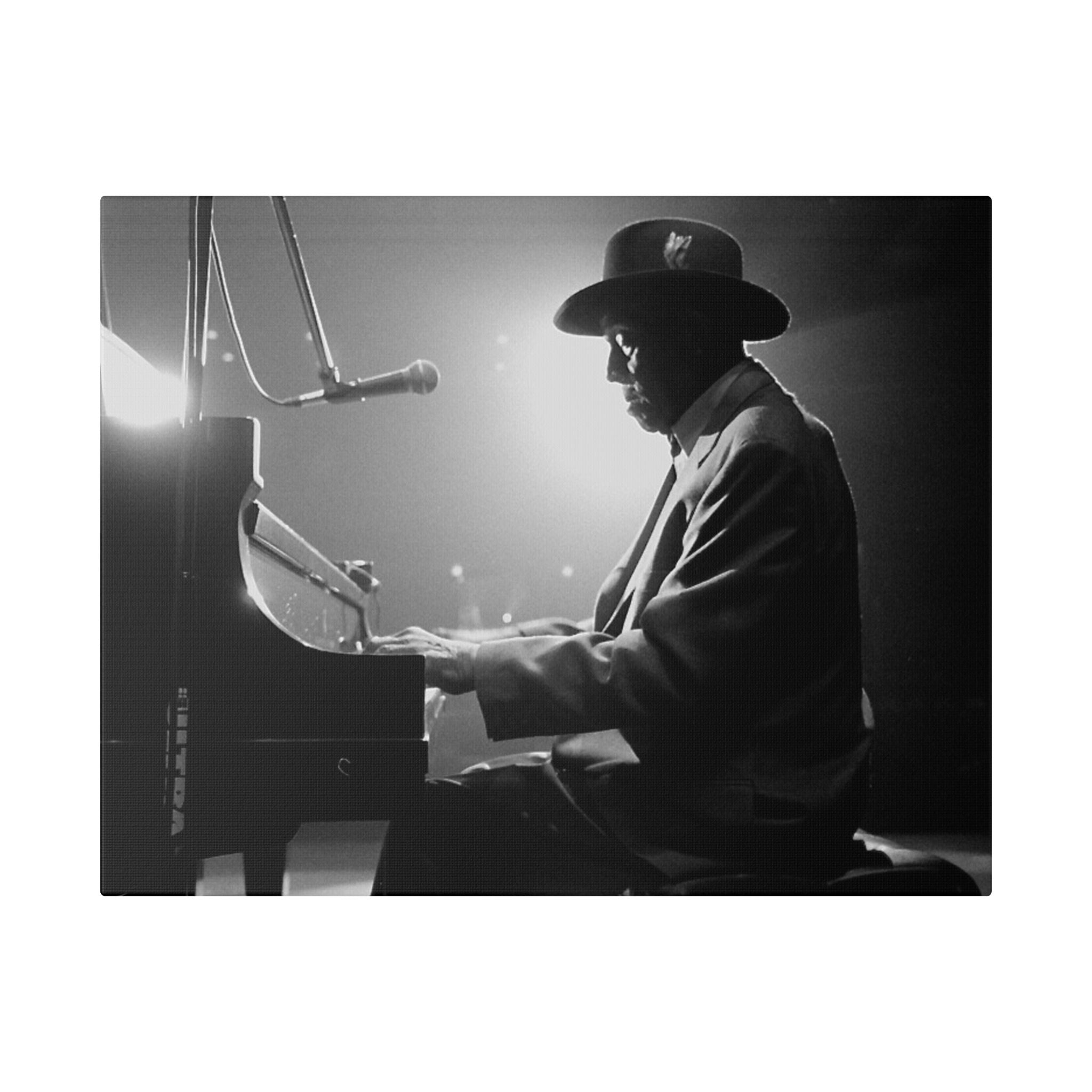 Rock and Roll Pioneer Johnnie Johnson Canvas Print