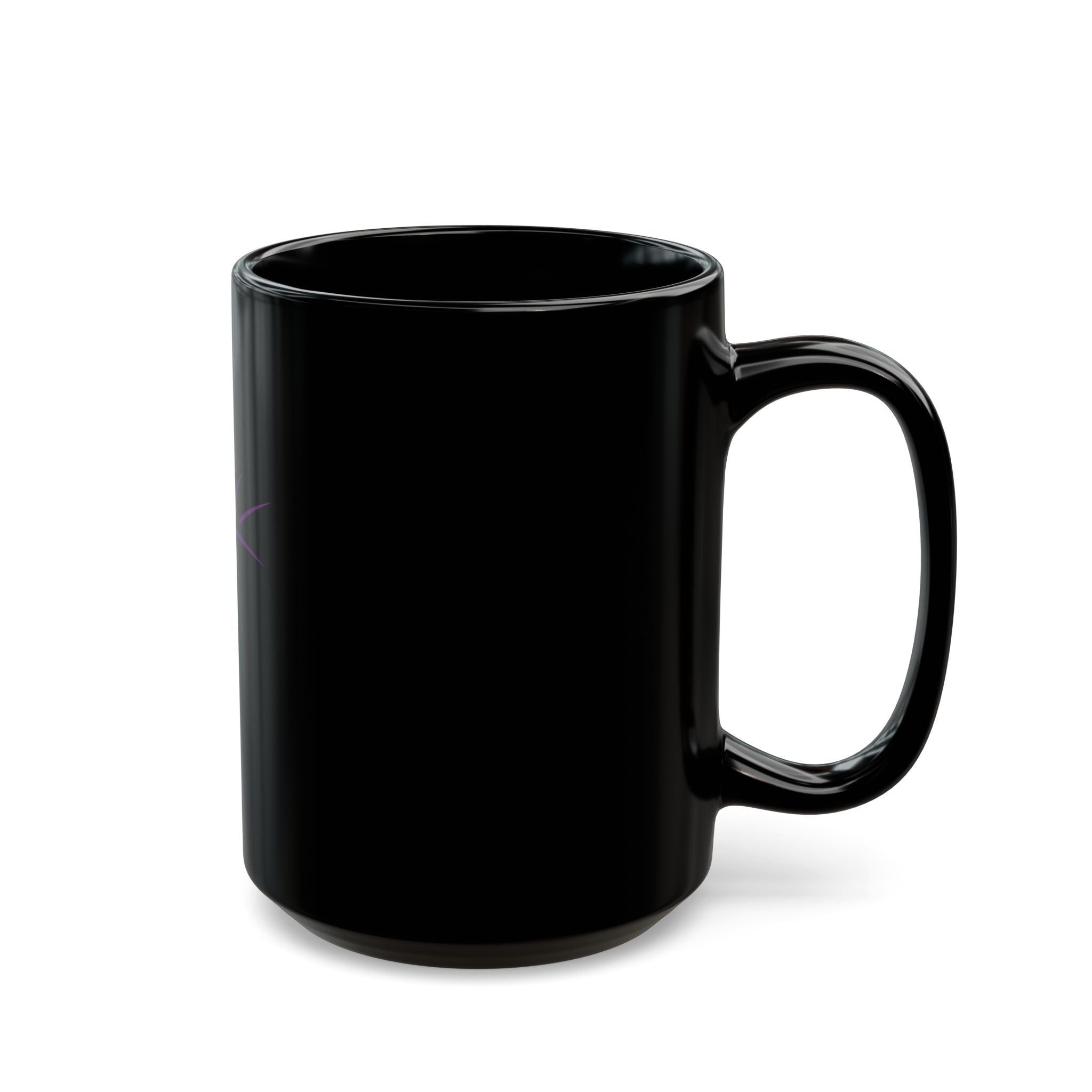 Girl Dad Black Coffee Mug — Heart & Paw Design, Fathers Day Gift (11oz/15oz)