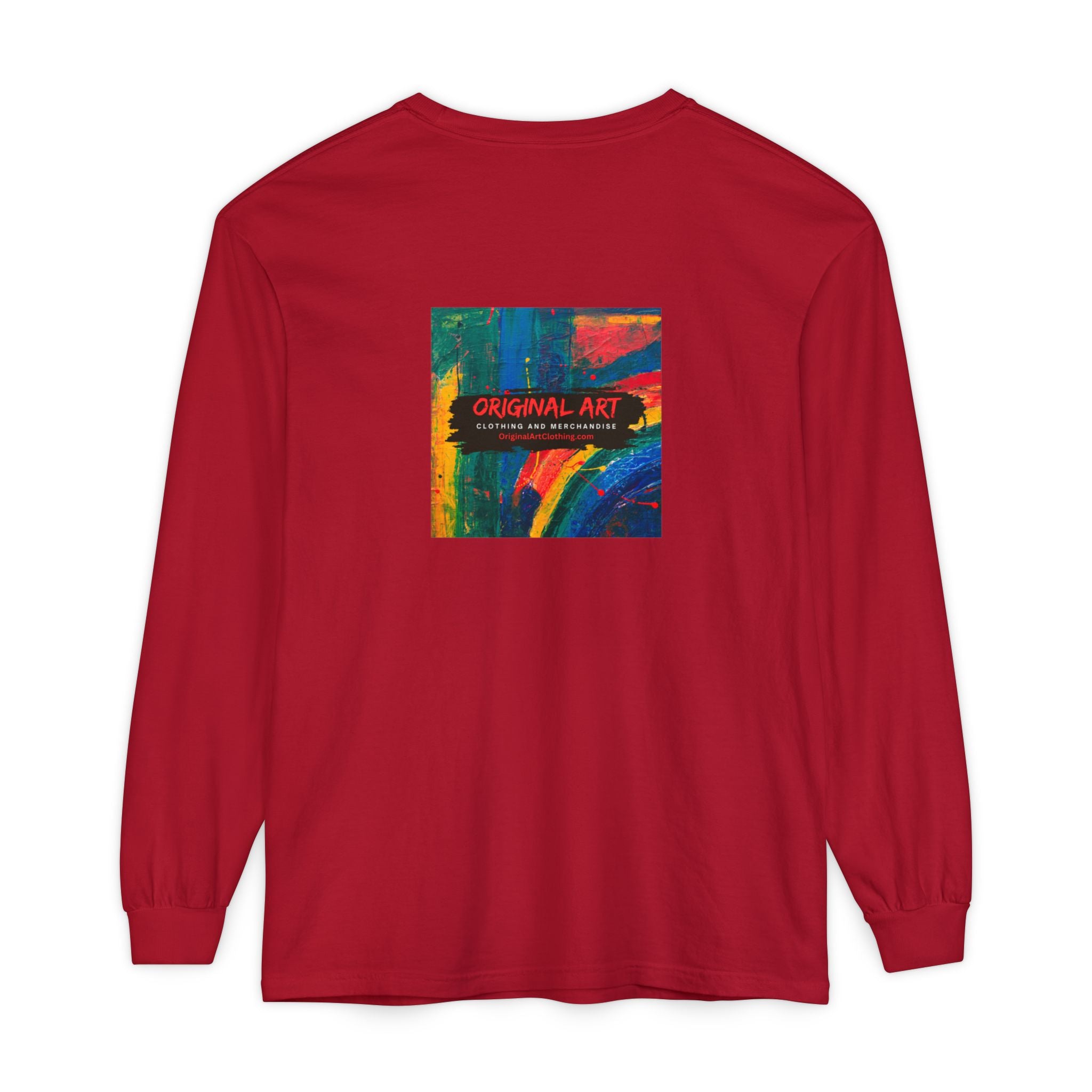 Teacher Long Sleeve Tee — "I teach. I make a difference. Maybe not today, but eventually." — Colorful Back Art