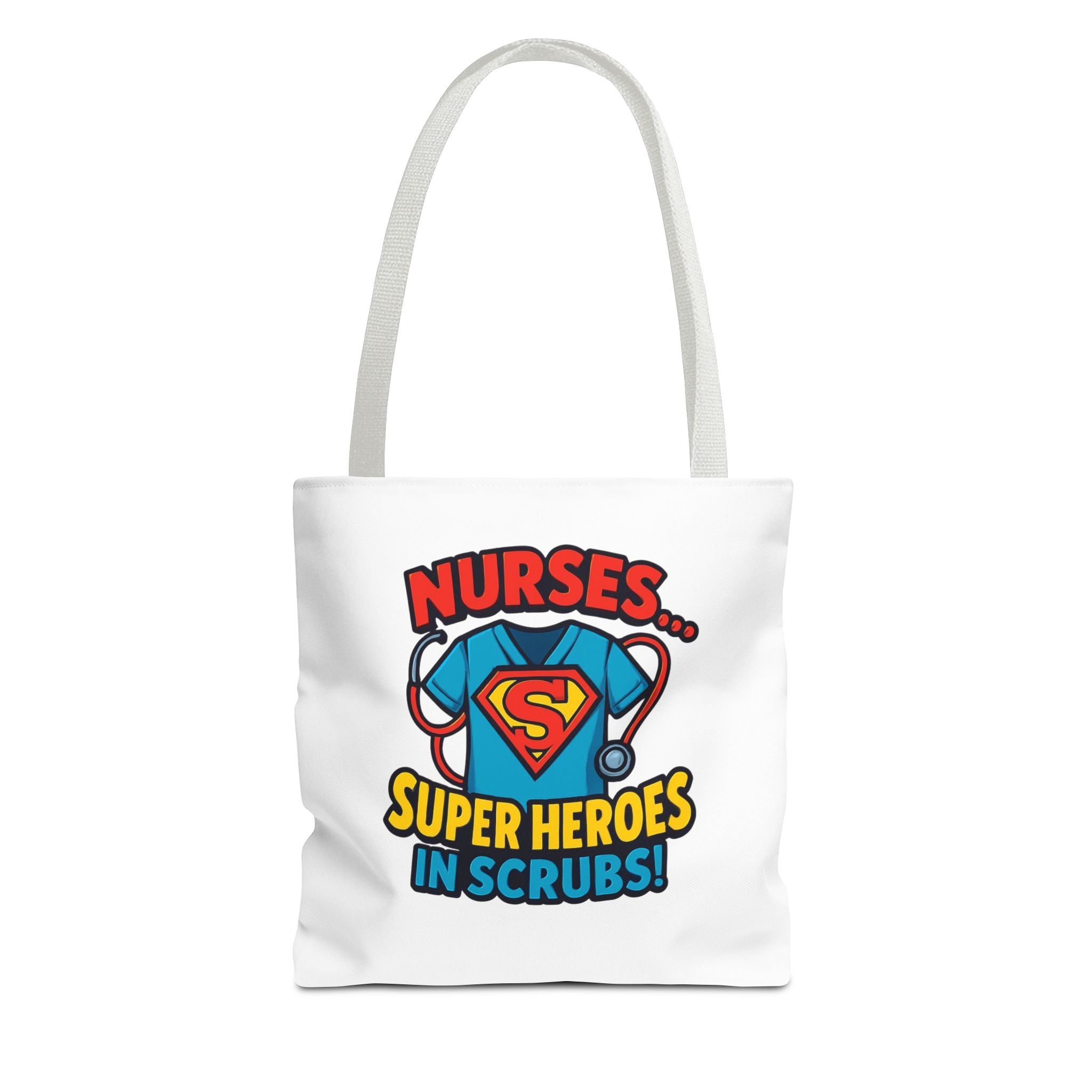 Nurse Tote Bag — "Nurses... Super Heroes in Scrubs" Gift Tote