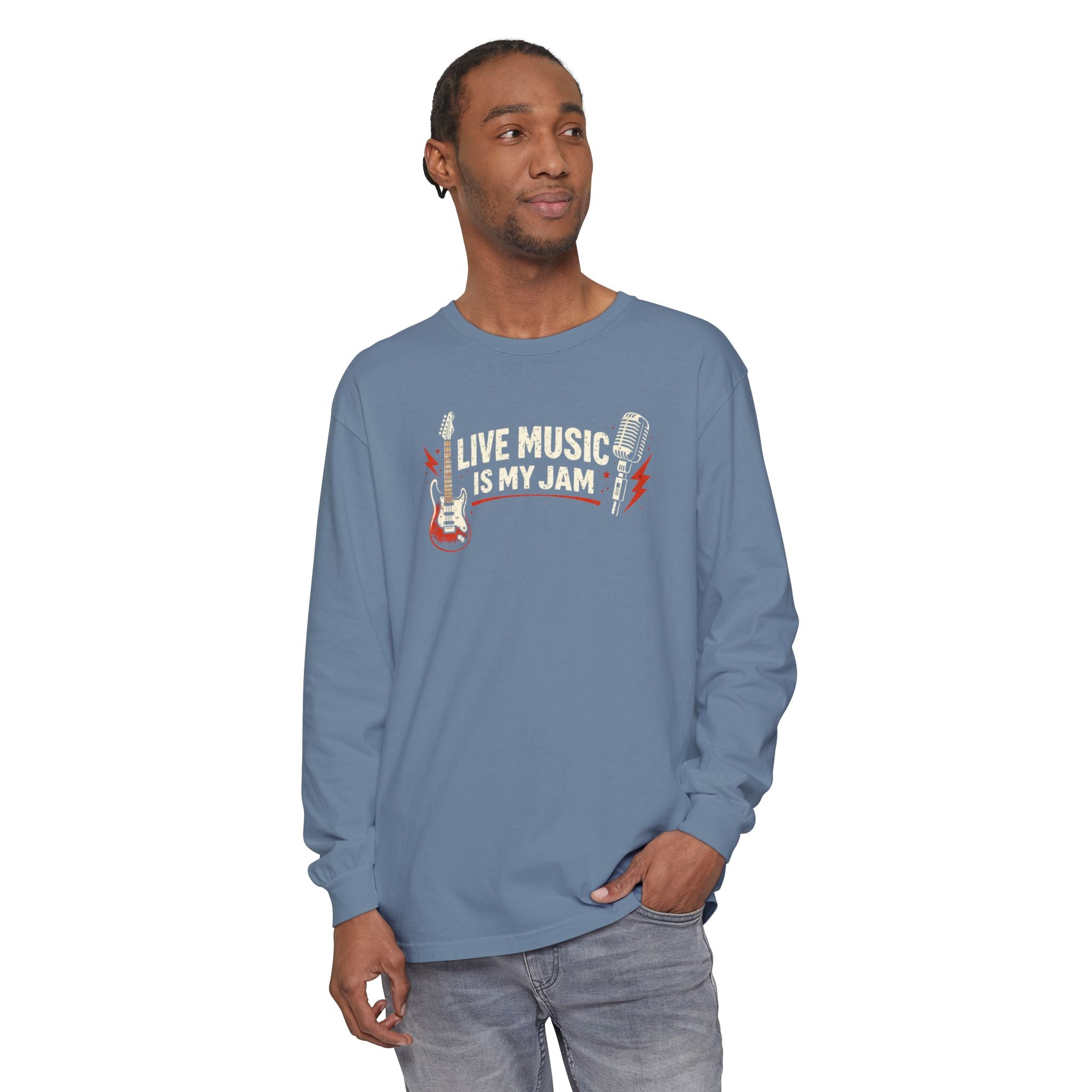 Live Music Is My Jam Long Sleeve Tee
