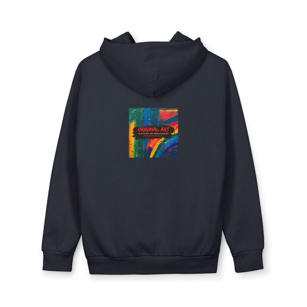 Girl Dad Hoodie — Colorful Back Art Pullover