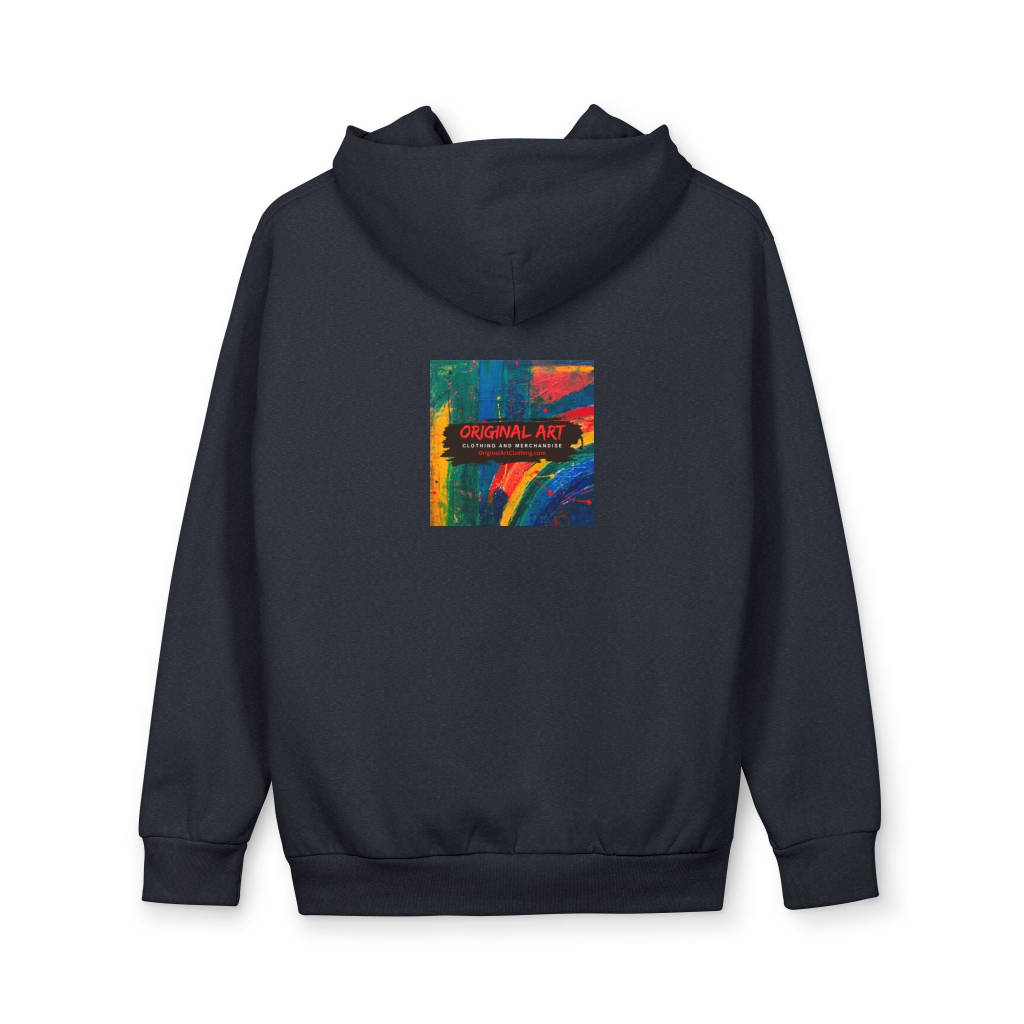 Girl Dad Hoodie — Colorful Back Art Pullover