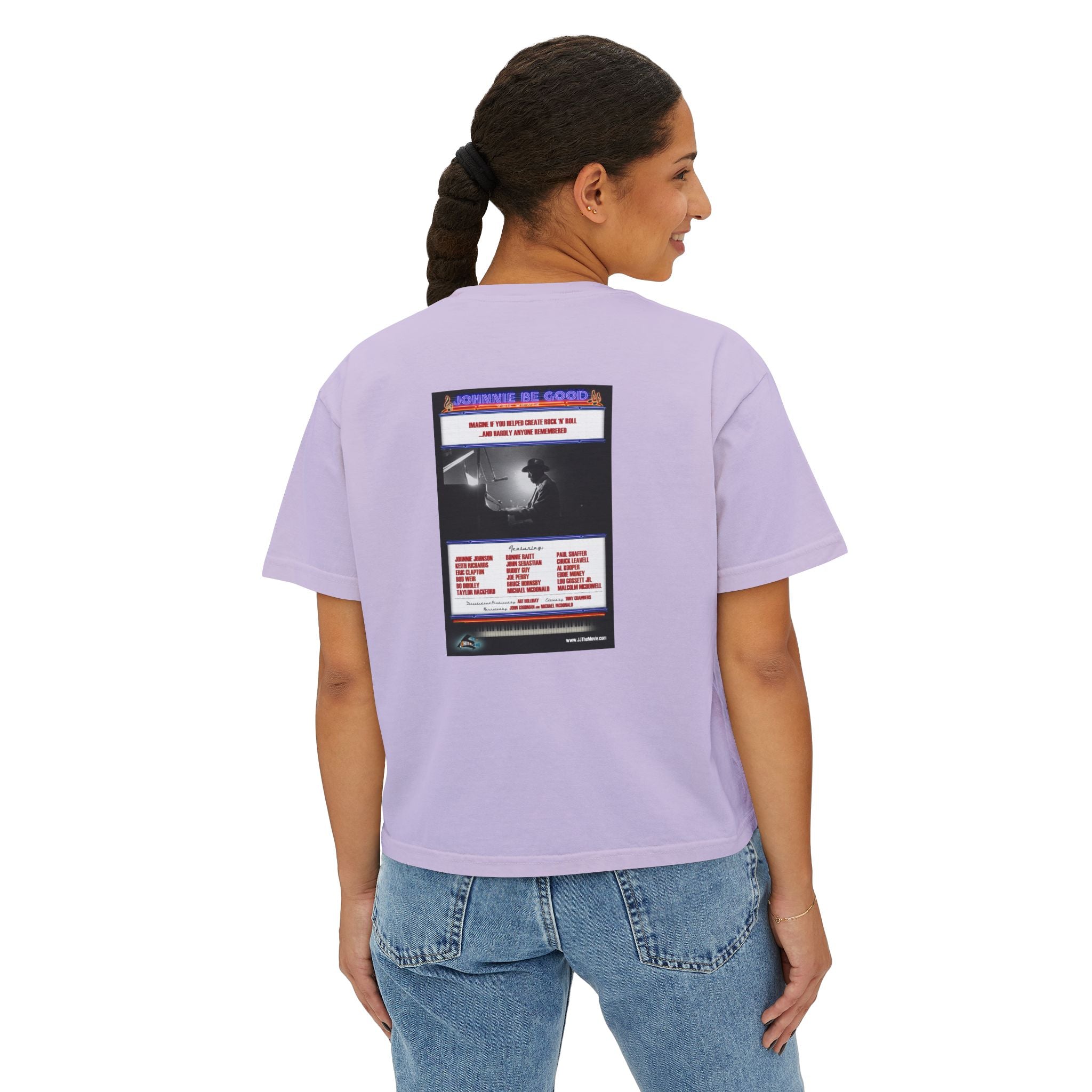 Johnnie Be Good documentary Women's Boxy Tee —