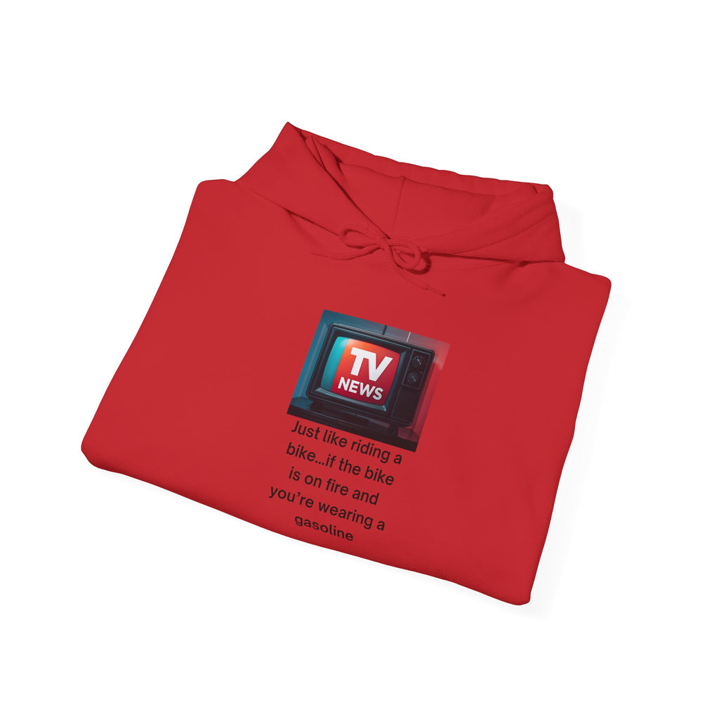 TV News Humor: Unisex Heavy Blend Hoodie
