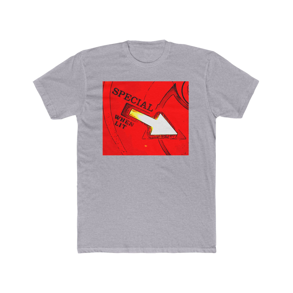 Special When Lit Pinball Design: Unisex Crew Neck Tee with Bold Graphic, Casual T-Shirt for Everyday Wear, Statement Tee, Gift for Friends, Cool Graphic Shirt