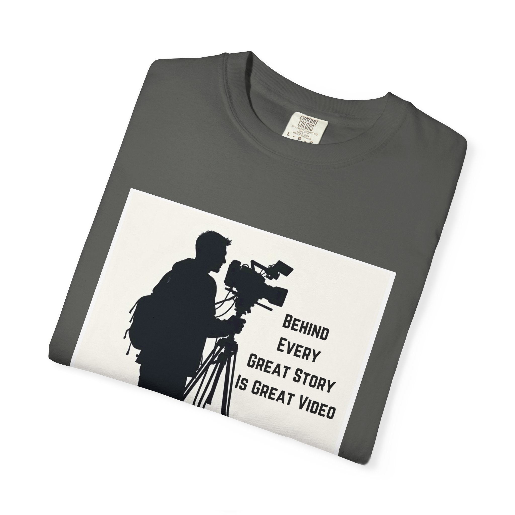 TV News Videographer: Unisex Garment-Dyed T-shirt