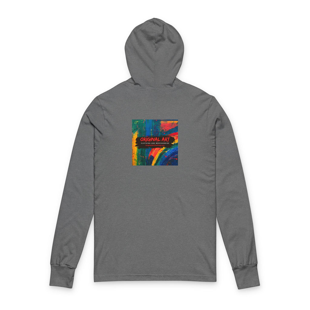 "Game On! Level Up!" Long-Sleeve Hooded Tee