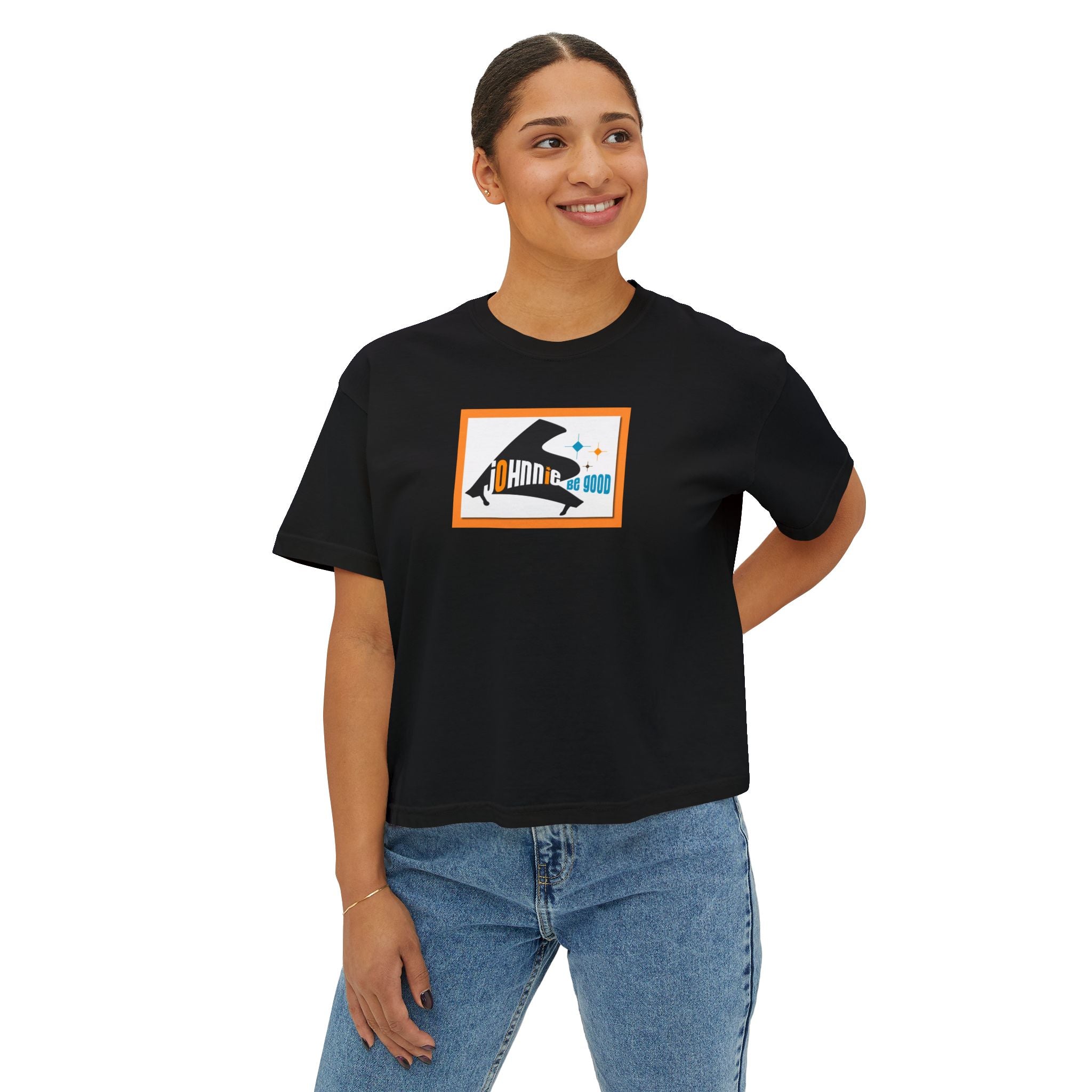 Johnnie Be Good documentary Women's Boxy Tee —