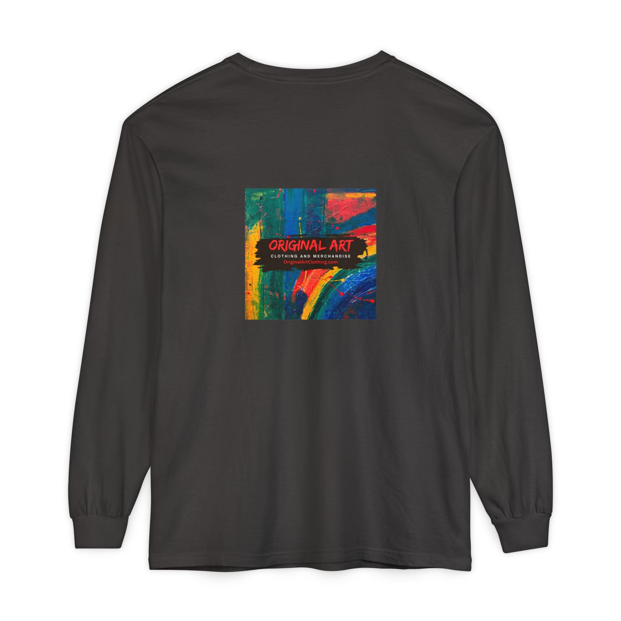 Producing is my super power! Long Sleeve T‑Shirt — Retro Comic Book Girl Graphic (Original Art)