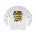 Cozy TV News Producer Sweatshirt, Creative Chaos Coordinator Gift, Unisex Crewneck for Journalists, Media Professionals, Birthday, TV [...]