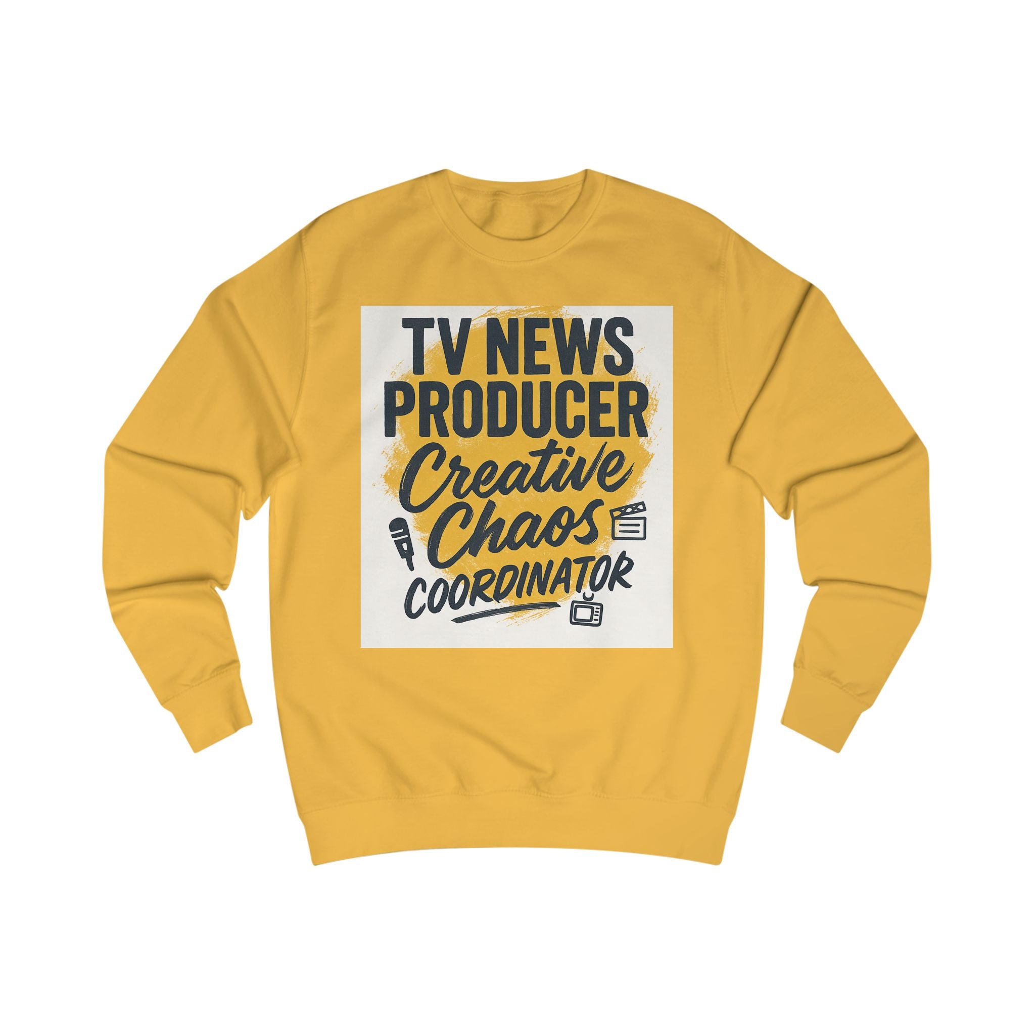 Cozy TV News Producer Sweatshirt, Creative Chaos Coordinator Gift, Unisex Crewneck for Journalists, Media Professionals, Birthday, TV [...]
