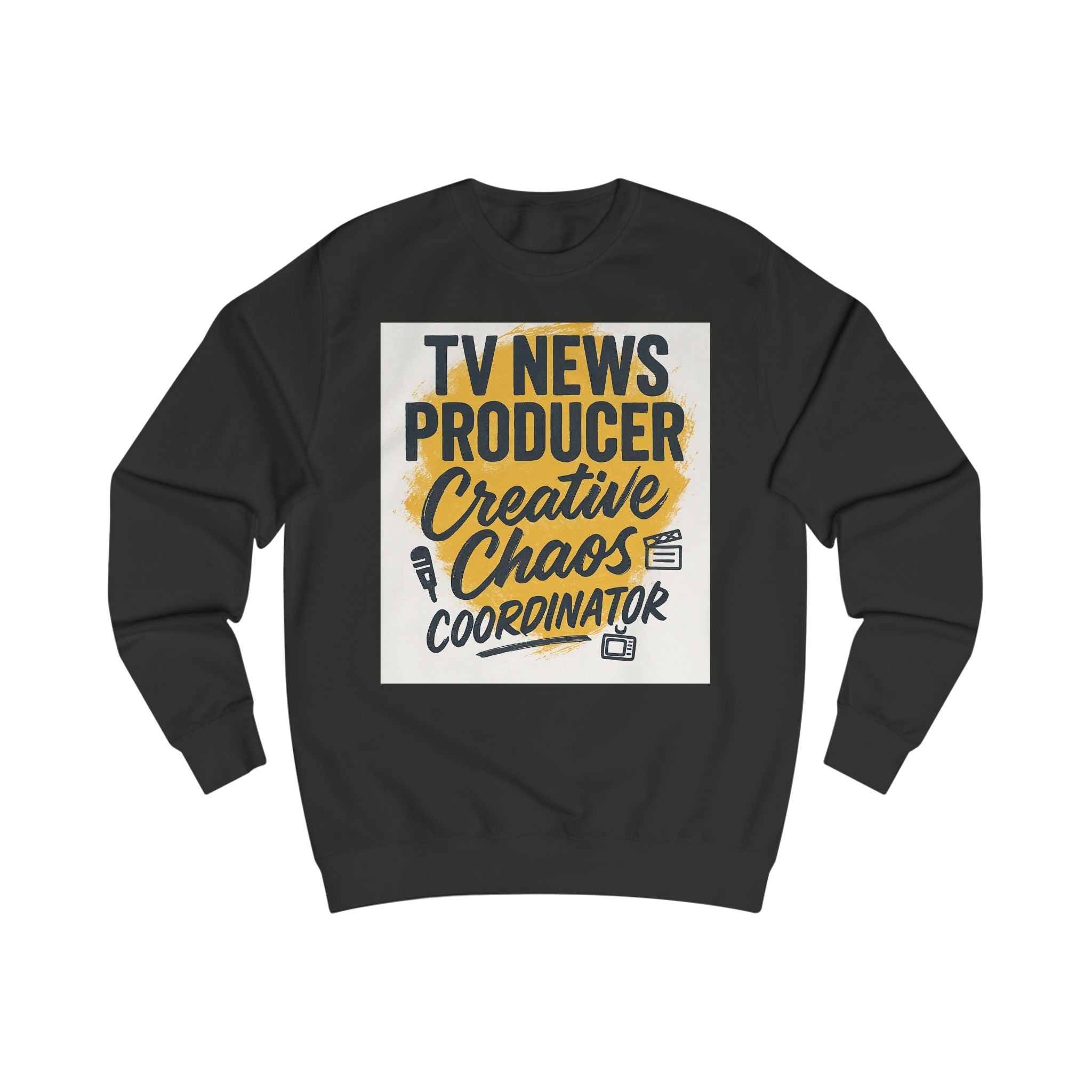 Cozy TV News Producer Sweatshirt, Creative Chaos Coordinator Gift, Unisex Crewneck for Journalists, Media Professionals, Birthday, TV [...]