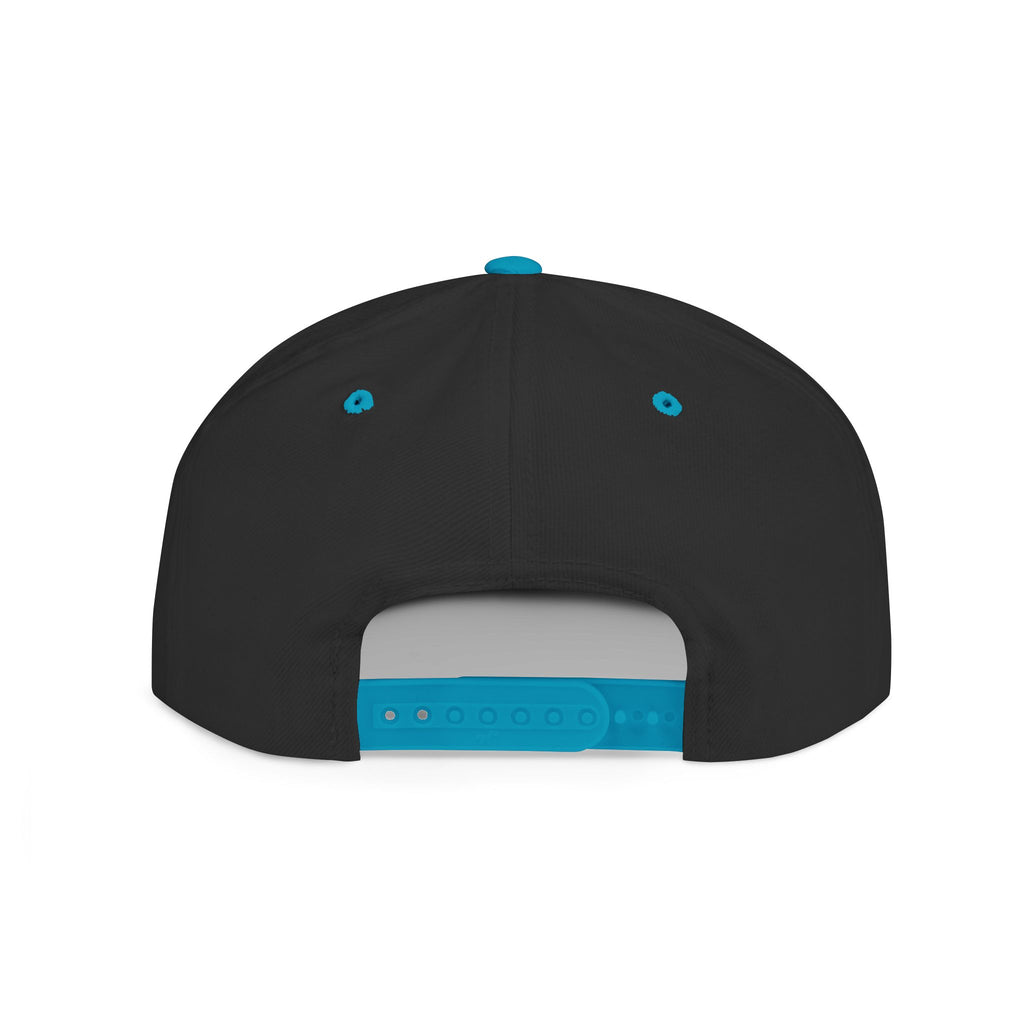 Snapback Hat — "Live Music Is My Jam" Graphic Flat Bill Cap