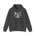 "Producing is My Super Power!" Retro Arcade Girl Graphic Hoodie — "Original Art" Back Print