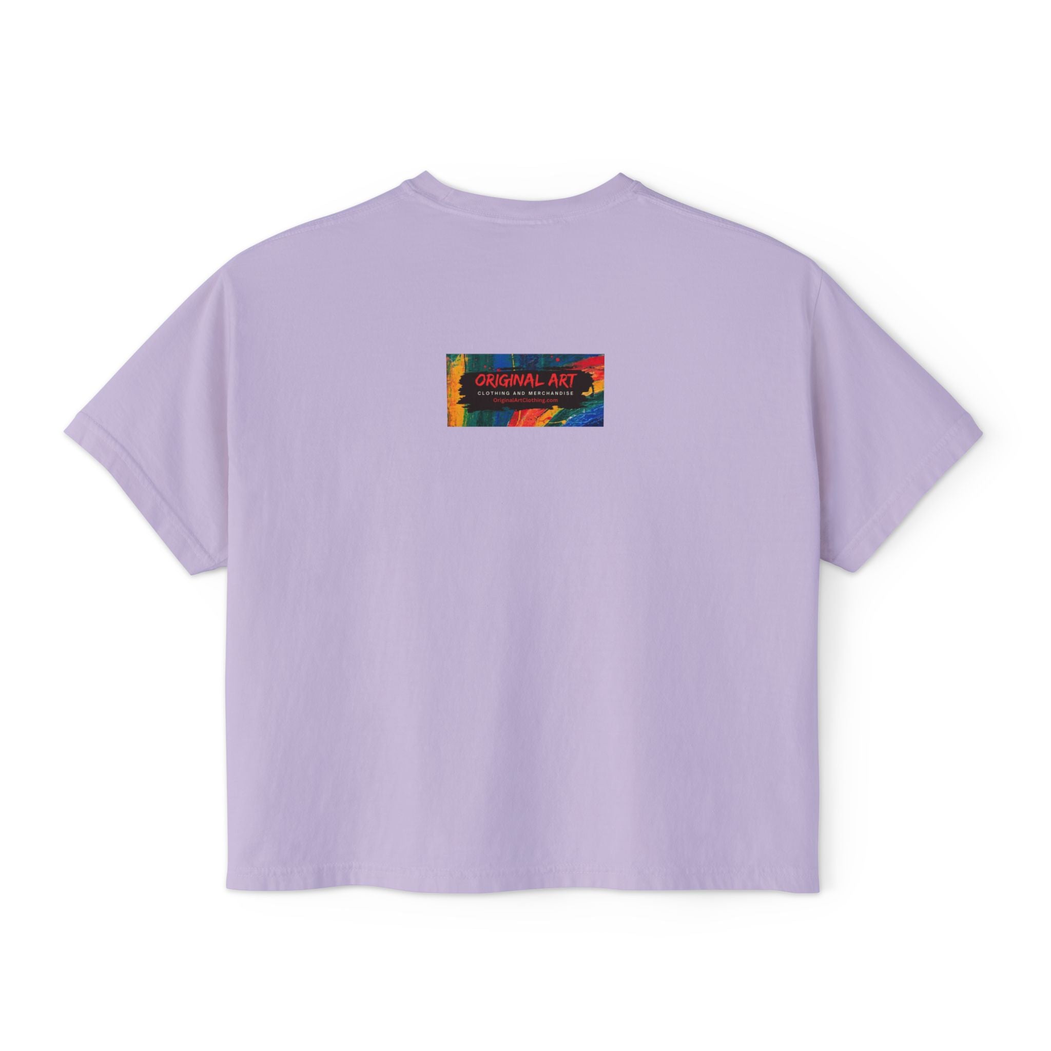 Coolest Grandma in the World Boxy Tee — Cute Women's Cropped Grandmother Shirt
