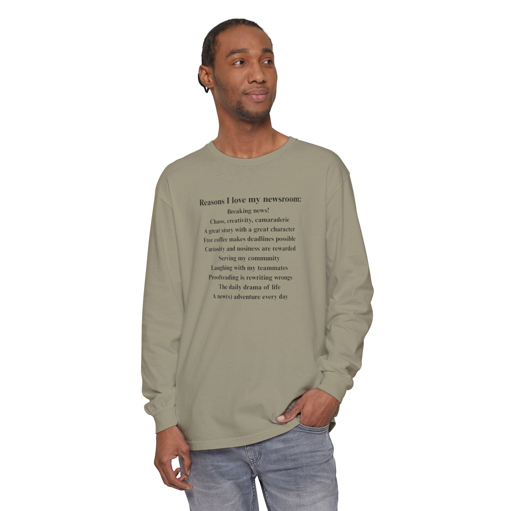 "Reasons I love my newsroom" Fleece Hoodie
