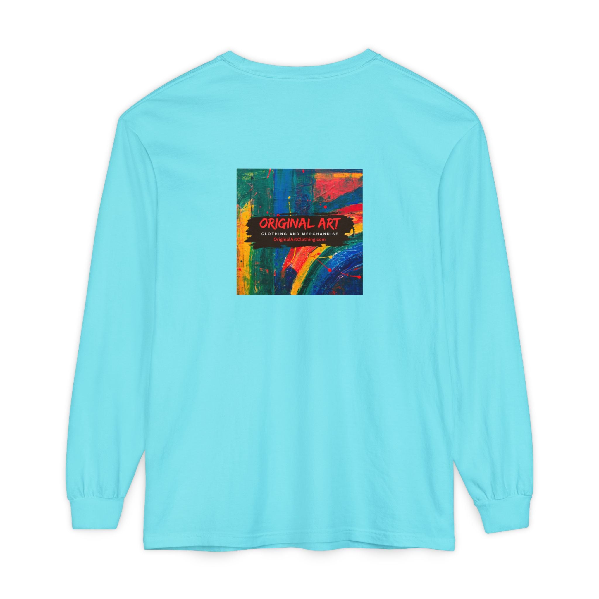 Teacher Long Sleeve Tee — "I teach. I make a difference. Maybe not today, but eventually." — Colorful Back Art