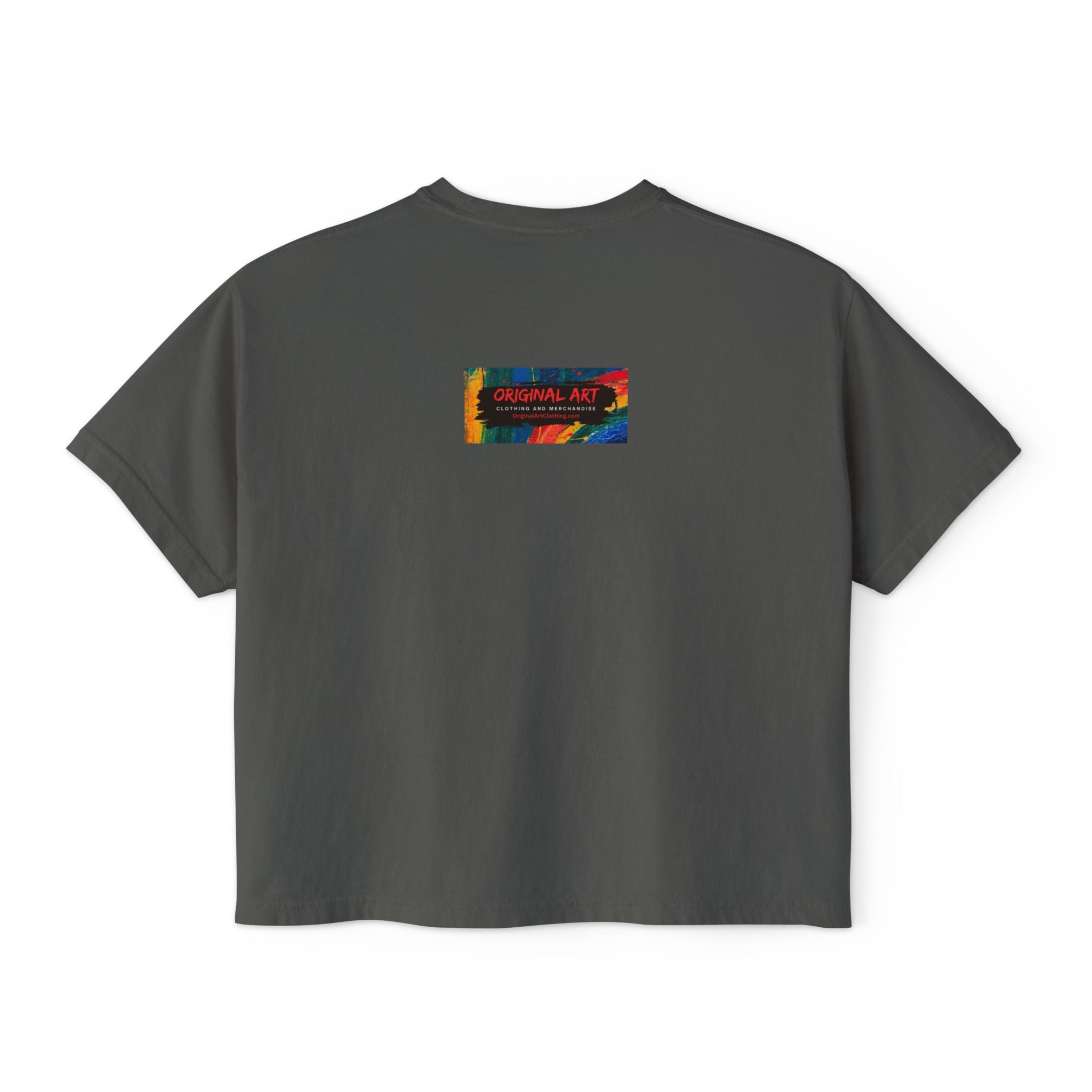 Coolest Grandma in the World Boxy Tee — Cute Women's Cropped Grandmother Shirt