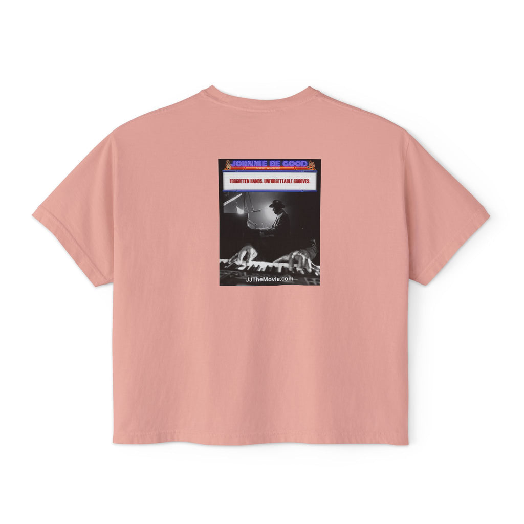 Johnnie Be Good Movie Boxy Tee — 'Johann de Wood' Graphic Tee