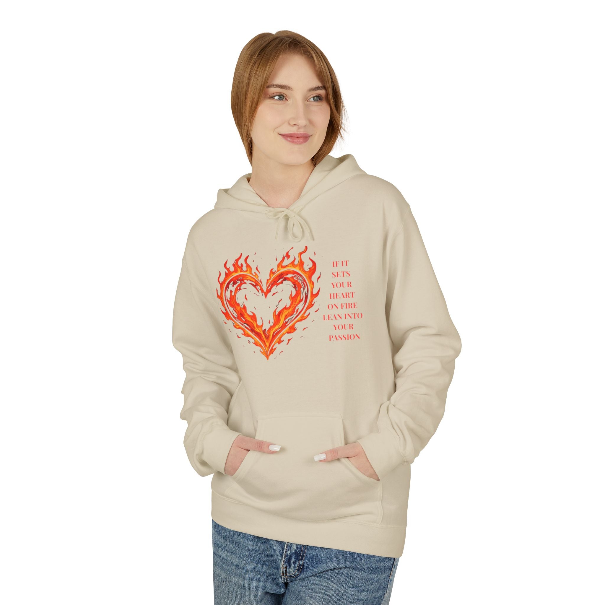 If It Sets Your Heart On Fire Graphic Pullover
