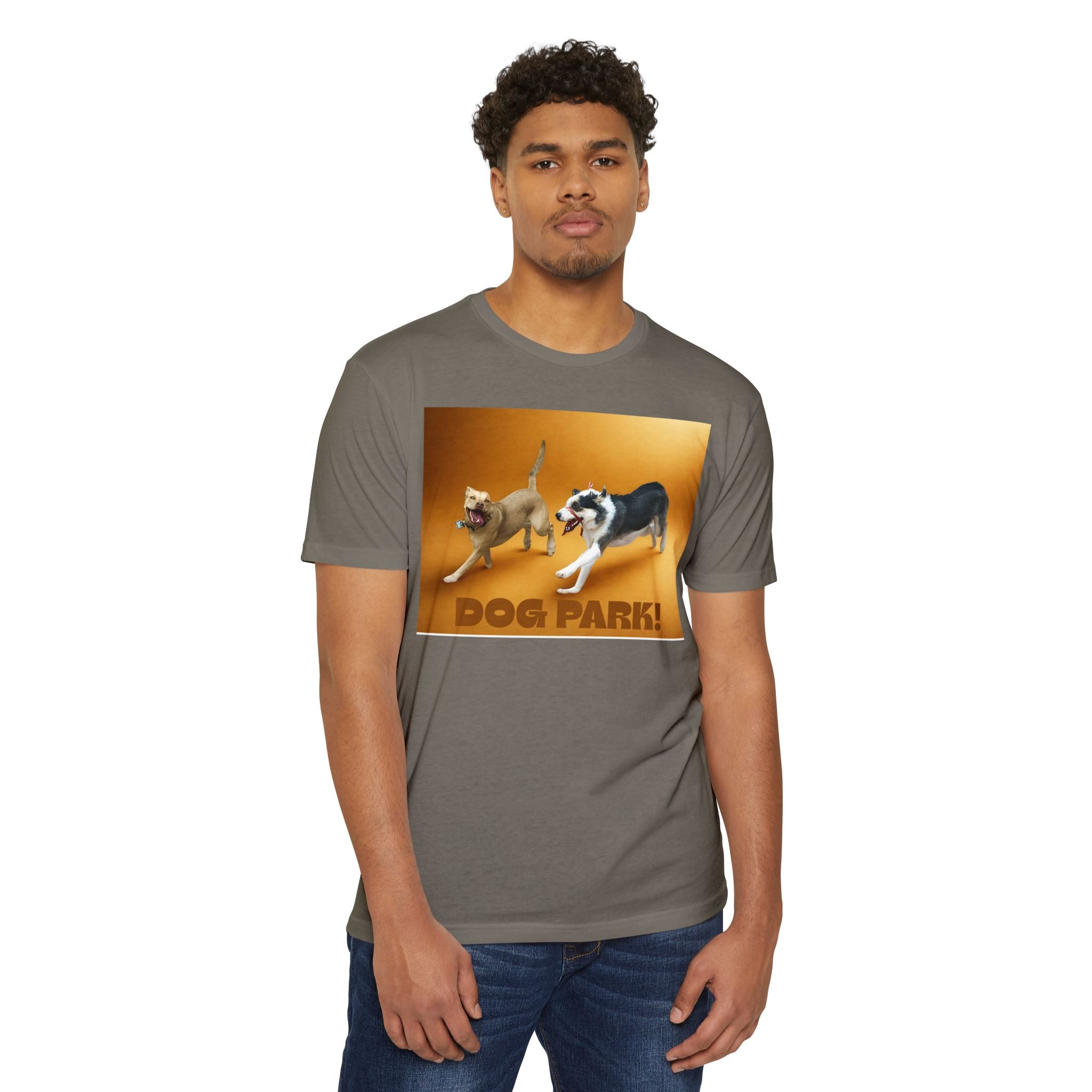 Dog Park Playful Unisex T-Shirt, Pet Lover Tee, Casual Dog Owner Gift, Dog Walking Apparel, Unique Animal Lover Shirt