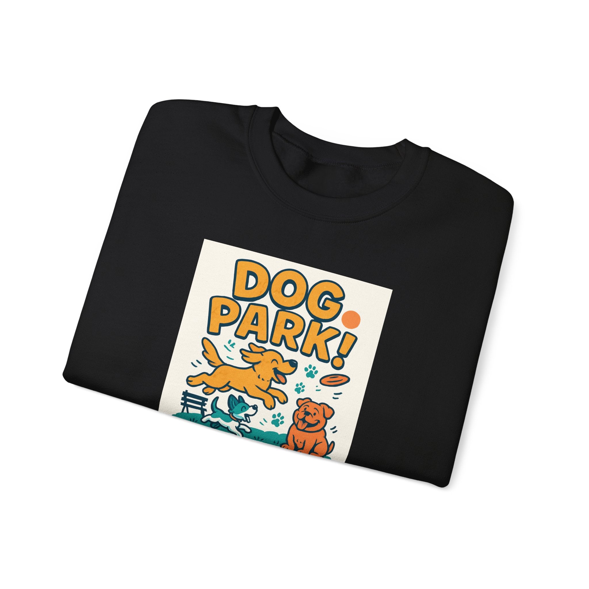 Dog Park Crewneck Sweatshirt - Unisex, Casual Wear, Pet Lover Gift, Outdoor Activities, Cozy Sweatshirt for Dog Owners